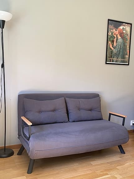Hanah Home Bäddsoffa 2-sits Sando - Grå