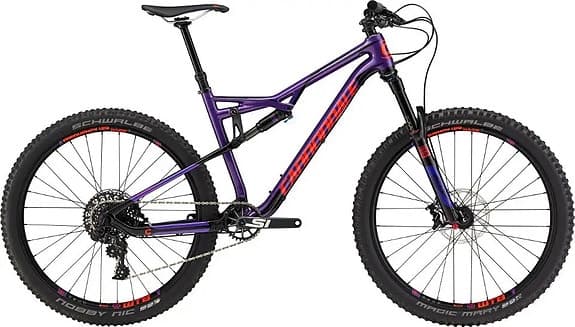 Cannondale heldämpad mountainbike 27,5" ram L unisex lila