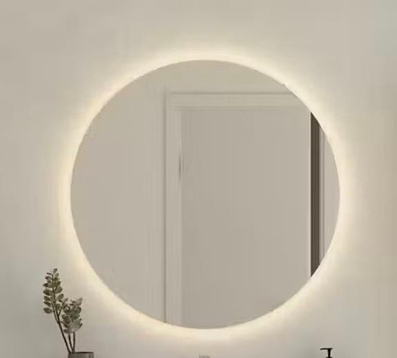 Spegel Corona 75 cm i diameter med LED-belysning