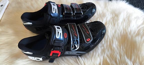Sidi Womens Genius 5 Fit Cycling Road Bike Shoes 39 Black Race