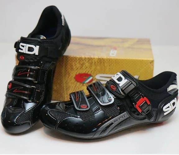 Sidi Womens Genius 5 Fit Cycling Road Bike Shoes 39 Black Race