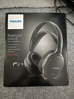Philips SHC5200 trådlösa hörlurar svart