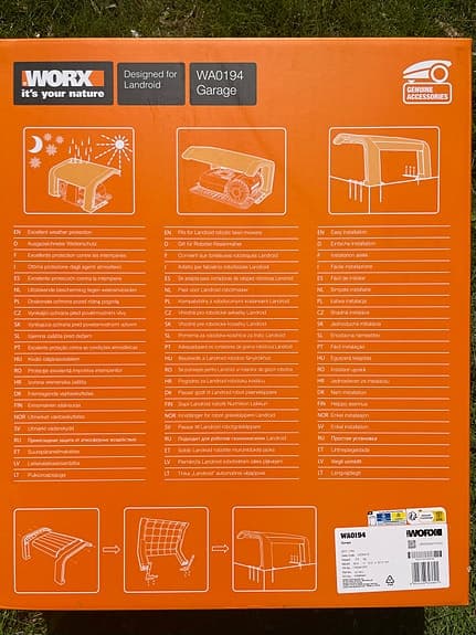 Garage till robotgräsklippare