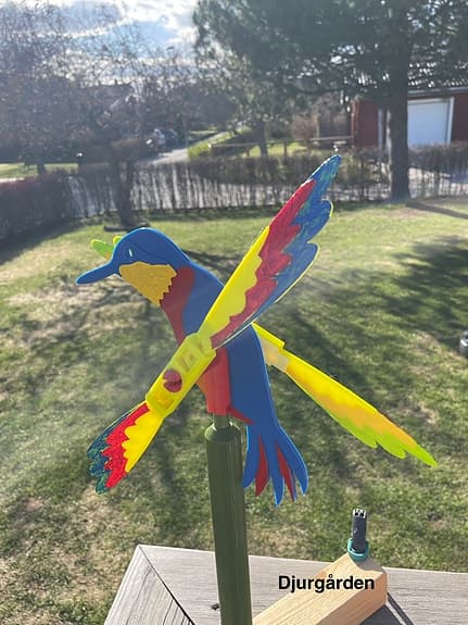Vindfågel 3D printad