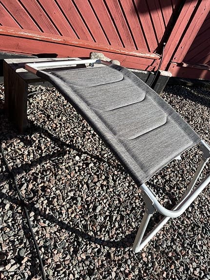 Fotpallar/fotstöd till campingstol