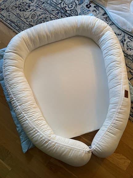 Tvillingnest vit/Beige