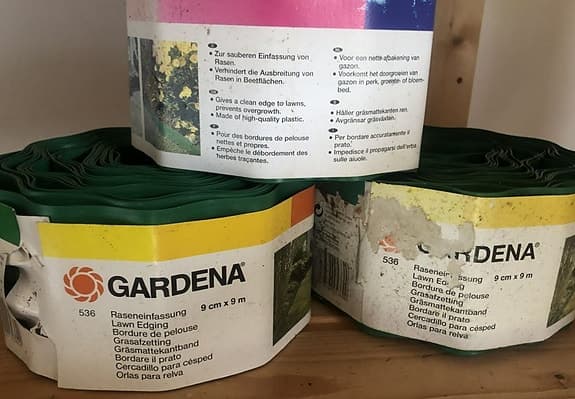 Gräsmattekantband Gardena, 9 cm x 9 m. 3 st.