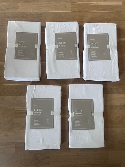 BITTE Gardiner 140 x 240 cm, 5-pack