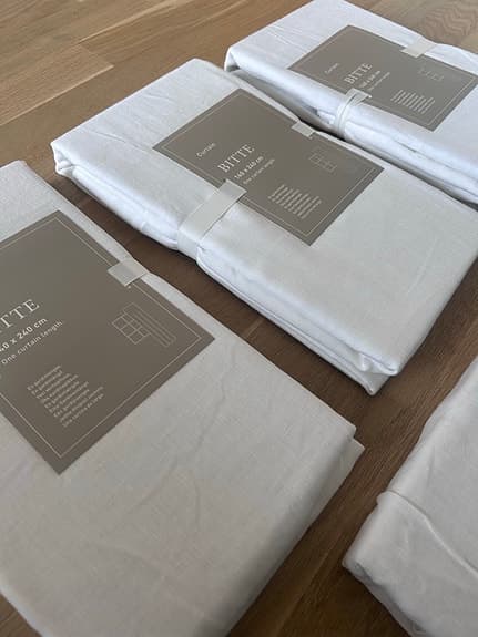 BITTE Gardiner 140 x 240 cm, 5-pack