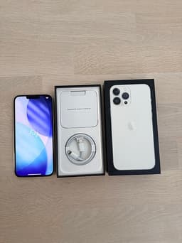 iPhone 13 Pro Max 128 GB – Silver/Vit – Nyskick