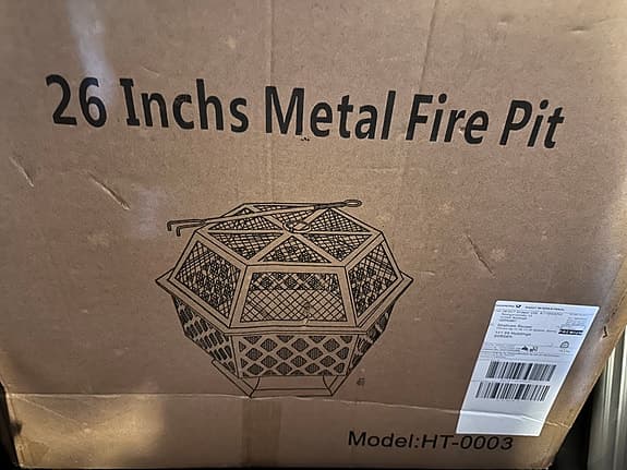 Eldstad / Fire Pit – Ny i förpackning!