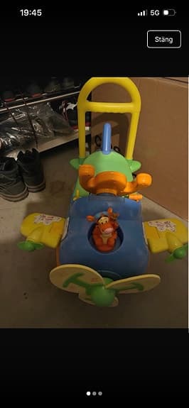 Fisher-Price gåbil flygplan för barn
