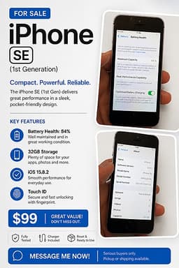 iPhone SE (1st Gen) – 32GB