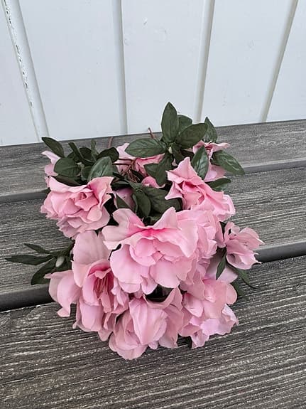 Konstgjorda rosa blommor bukett
