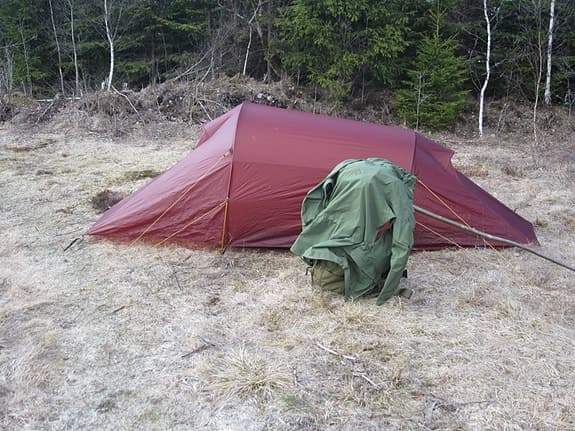 Halland 2 LW,  fjäll - Tält
