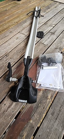 Thule cykelhållare för takräcke silver/svart