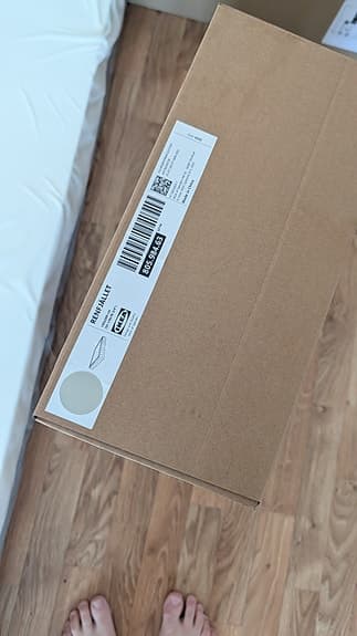 IKEA madrass 140x200 vit