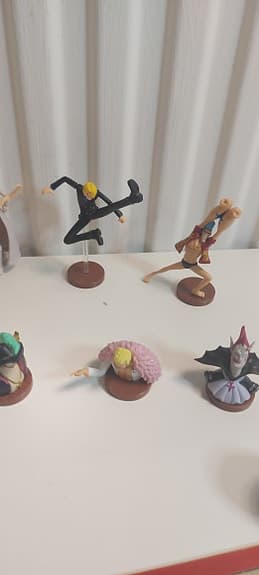 One Piece Figurer Set 12 st – Anime Samlarfigurer Zoro Luffy Sanji m.fl.