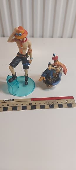 One Piece Samlarfigurer – Ace & Nami – Bandai Original 2015 – Anime Figur Set