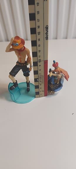 One Piece Samlarfigurer – Ace & Nami – Bandai Original 2015 – Anime Figur Set