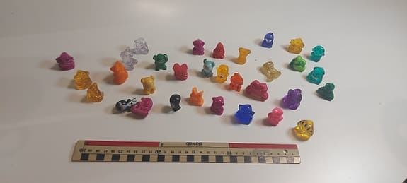 30+ Mini figurer – Färgglad leksak lot – Gogos/Crazy Bones stil – Samlarset