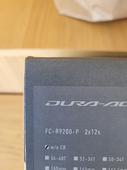 Shimano Dura‑Ace FC‑R9200‑P vevarmar 2x12 växlar