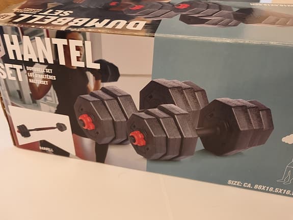 Dumbbell Set hantelset med justerbara vikter