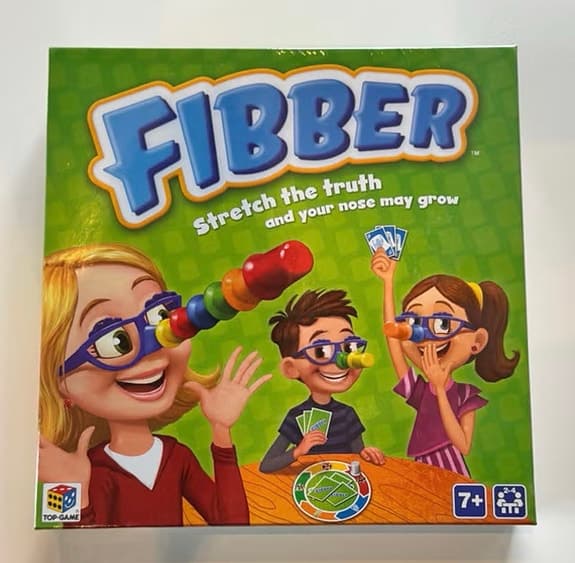 HELT NYTT Fibber sällskapsspel (Inplastat) – Perfekt present!