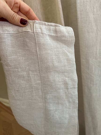 Hemtex linnegardin 140x263