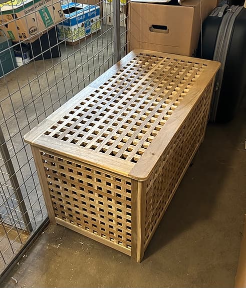 Förvaringsbänk