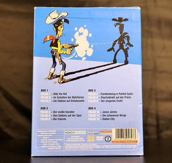 📀 Lucky Luke DVD-box 2 (Collection 2) – 4 DVD (tyska/franska ljud) 🤠🐎