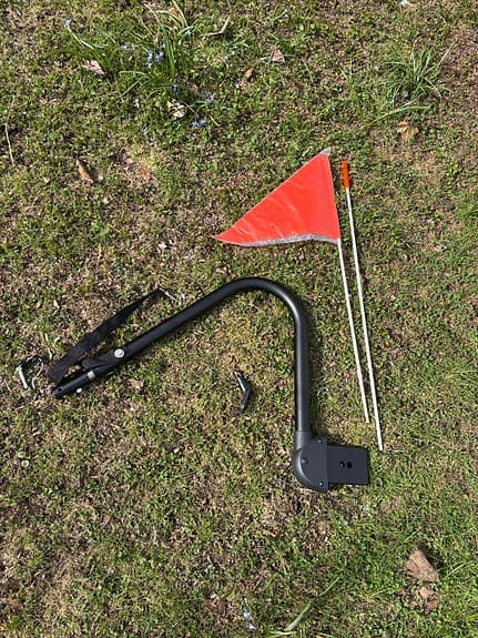Hamax  (singel) cykelvagn & joggingvagn – fint skick, komplett