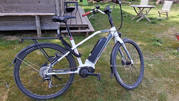 Elcykel 28" herr eller unisex 700c vit/svart - Velocity Energy Boost
