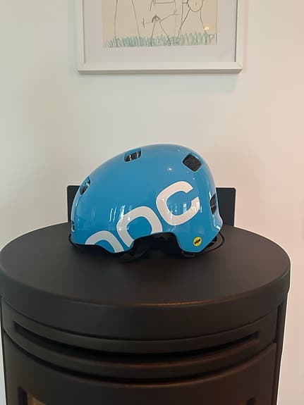 POC cykelhjälm blå