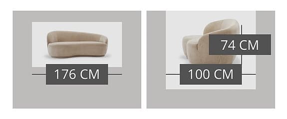 Stilren 2,5 sits soffa