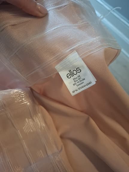 Ellos gardinlängder rosa