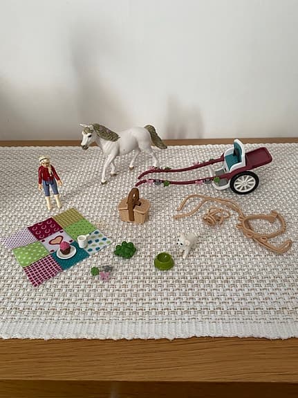 Schleich Horse Club (42467) – Vagn för Hästshow | Fint skick!