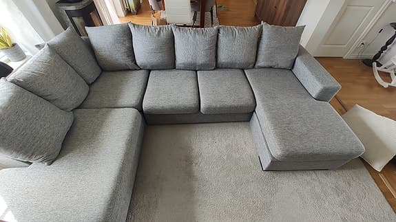 U-soffa från MIO, 5 sits