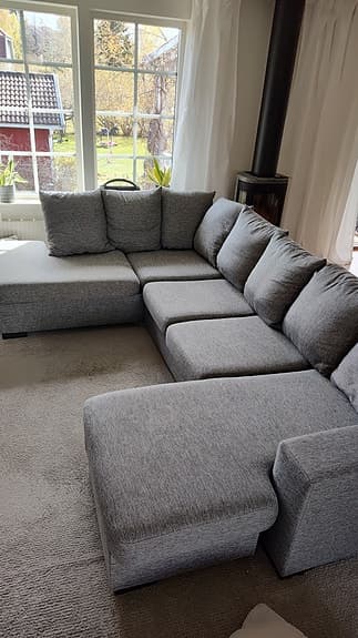 U-soffa från MIO, 5 sits