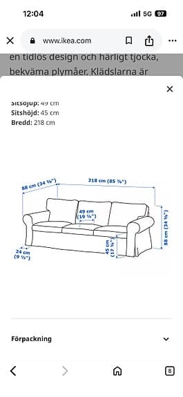 Soffa Ektorp