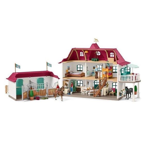 "Komplett drömhem för hästälskaren! Schleich Lakeside Hästgård (42551)"
