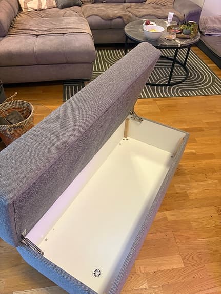 Pall med förvaring