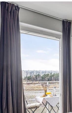 SANELA mörkläggningsgardiner mörkbrun
