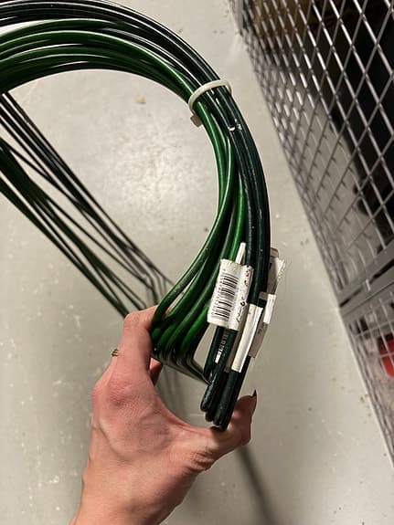 Gröna växtstöd / bågar till trädgård