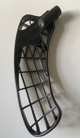 Unihoc blad left hooked svart, innebandy