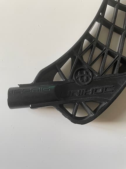 Unihoc blad left hooked svart, innebandy