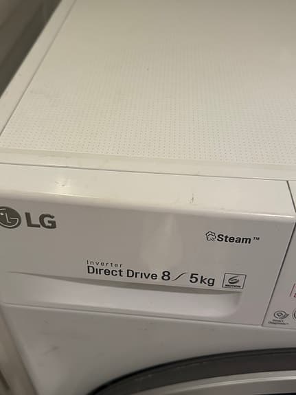 LG Direct Drive 8/5 kg kombinerad tvättmaskin/torktumlare vit
