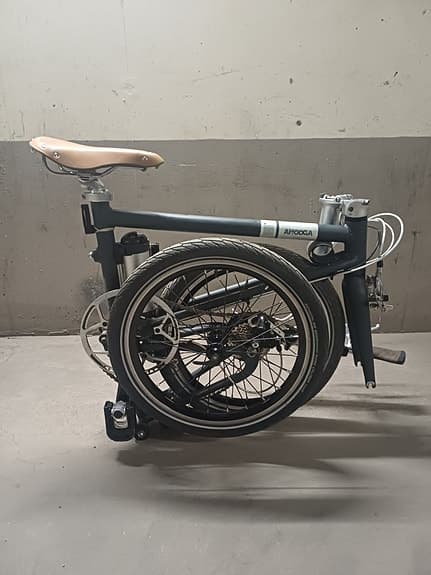 Folding/ihopfällbar elcykel Ahooga