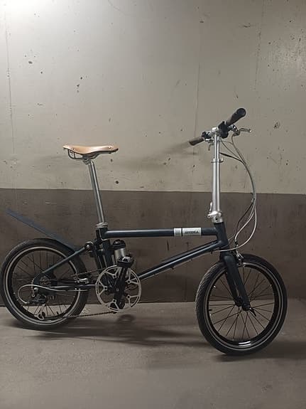 Folding/ihopfällbar elcykel Ahooga
