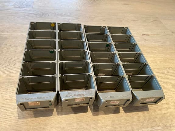 7 Sortiment/ förvaringslådor